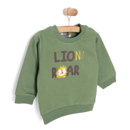 HelloBaby Basic Sweatshirt - Dark Green