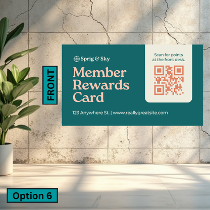 Standard Business Card (Single Sided)