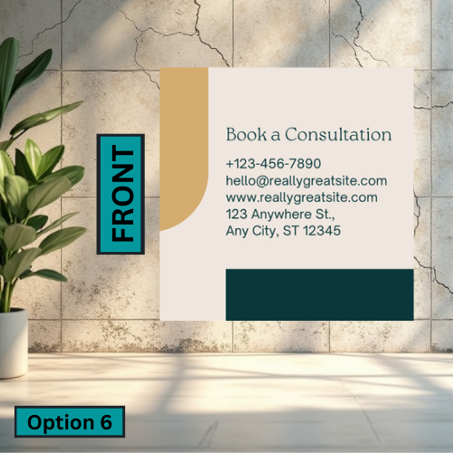 Square Business Card (Single Sided)