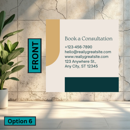 Square Business Card (Single Sided)