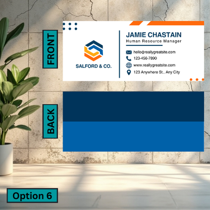 Slim Business Card (Double Sided)