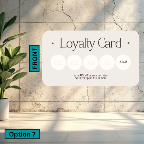 Rounded Business Card (Single Sided)