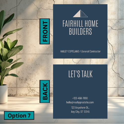 Square Business Card (Double Sided)