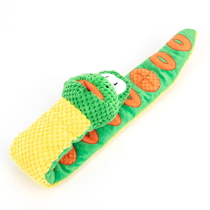 Snake Snuffle Squeaky Dog Toy