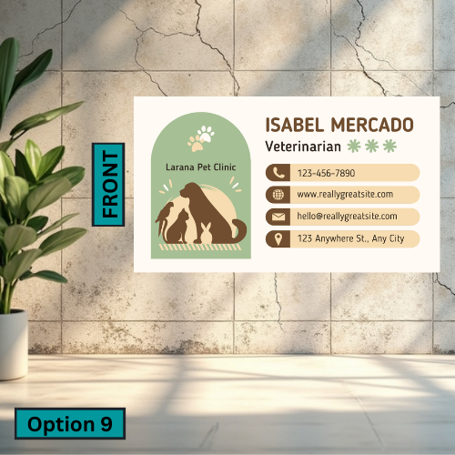 Standard Business Card (Single Sided)