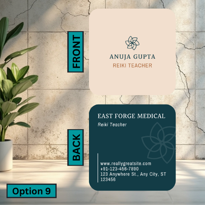 Rounded Square Business Card (Double Sided)