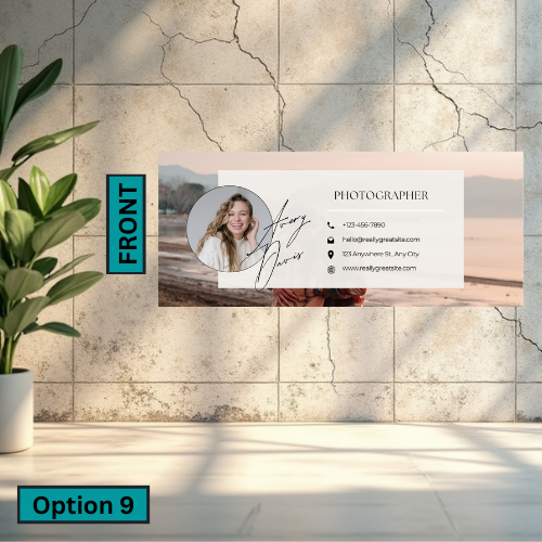 Slim Business Card (Single Sided)