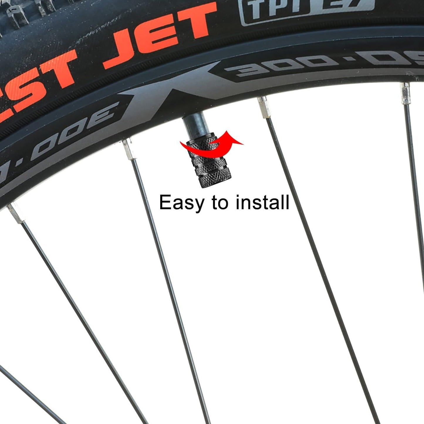 8 Pcs Tyre Valve Caps