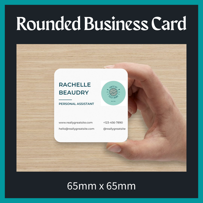 Rounded Square Business Card (Double Sided)