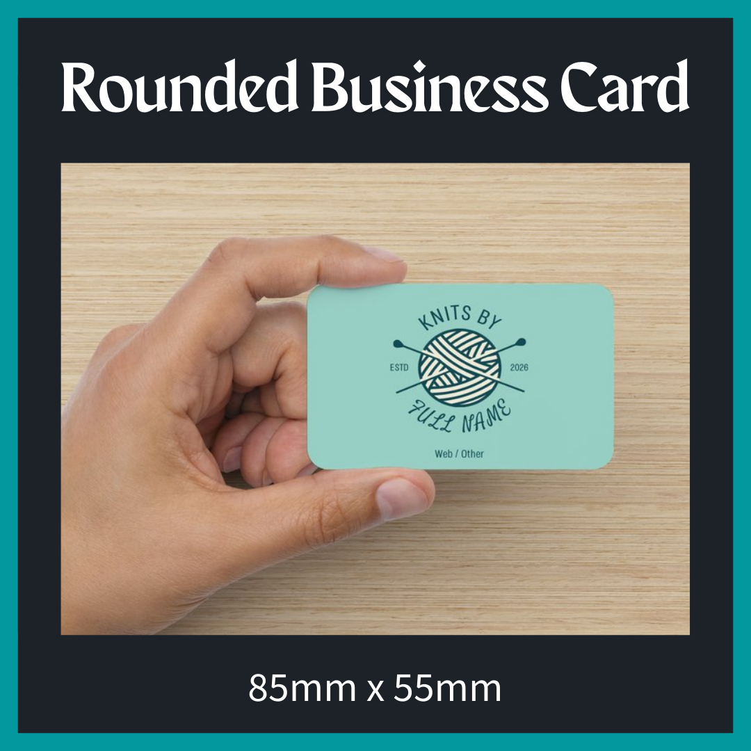 Rounded Business Card (Double Sided)