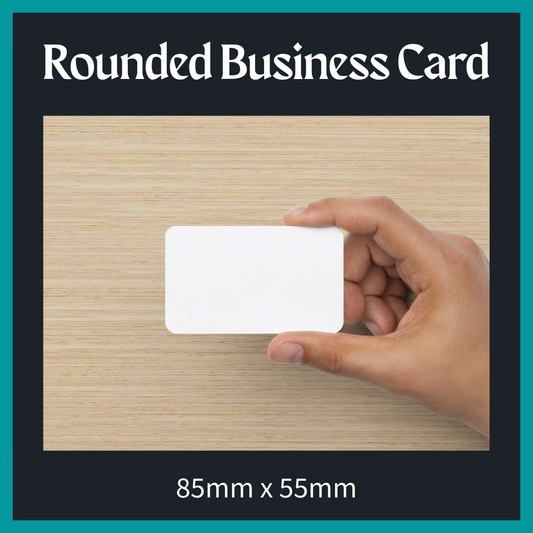 Rounded Business Card (Single Sided)