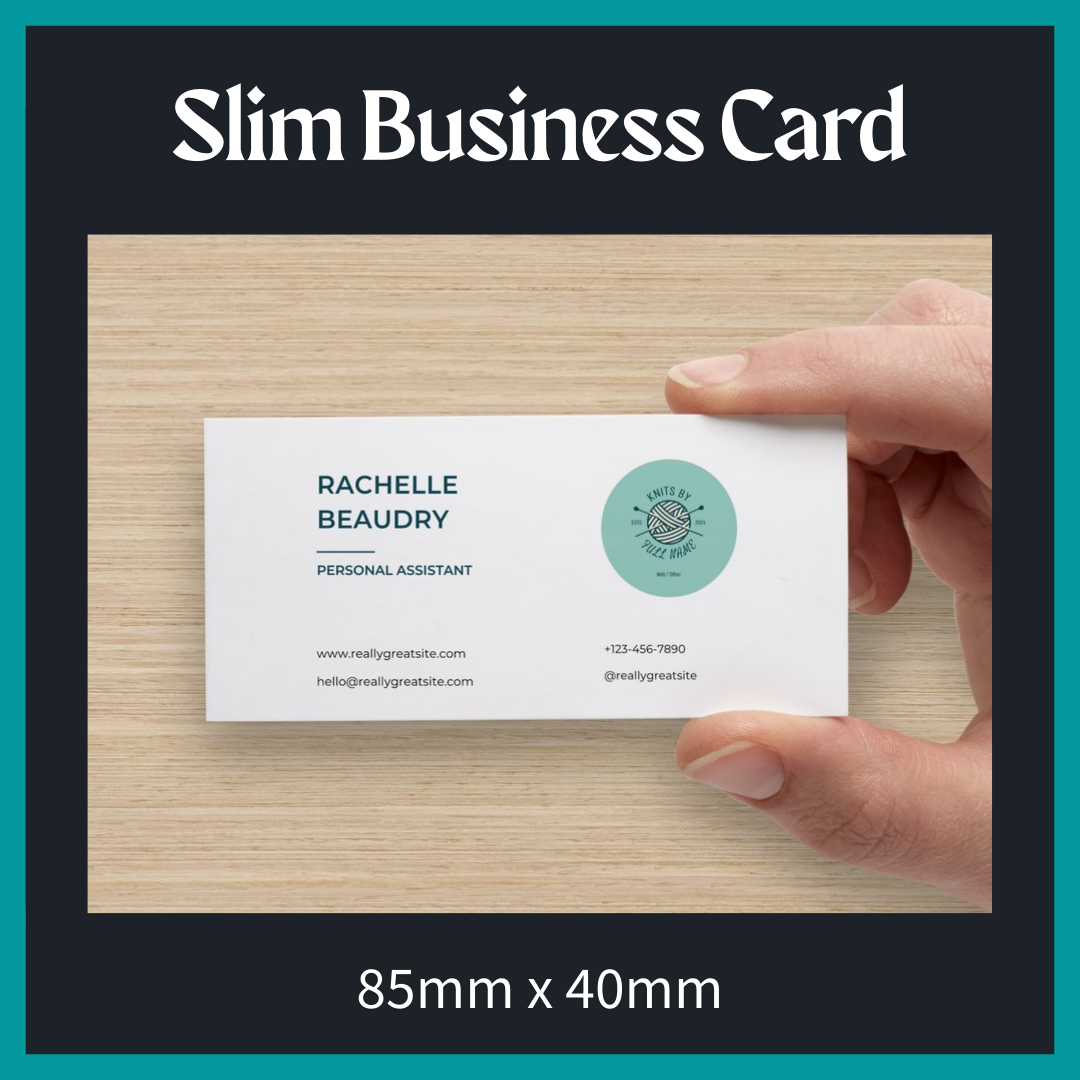Slim Business Card (Double Sided)