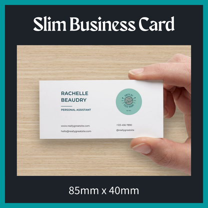 Slim Business Card (Double Sided)