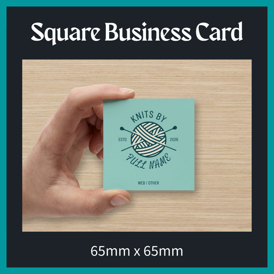 Square Business Card (Double Sided)