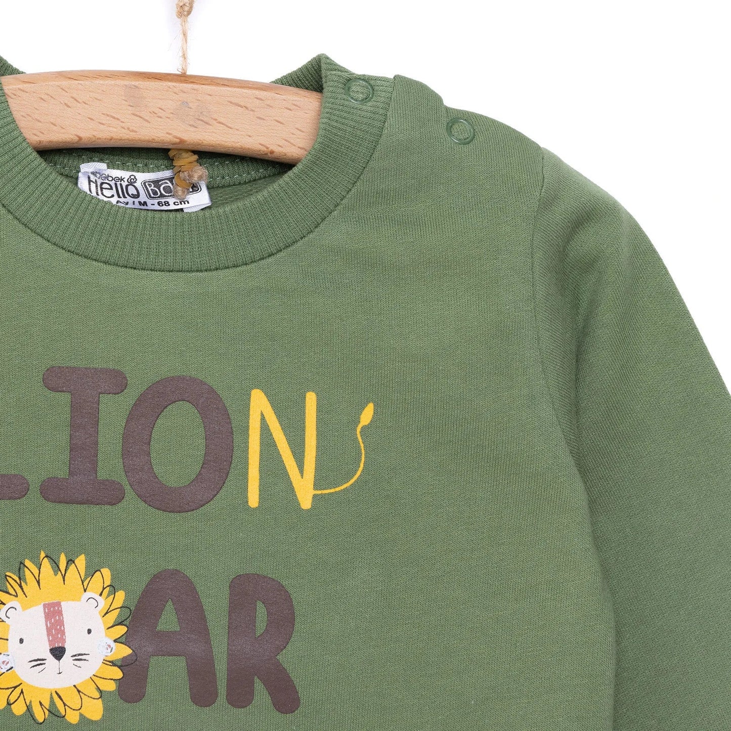 HelloBaby Basic Sweatshirt - Dark Green