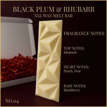Black Plum & Rhubarb - XXL Wax Melt Bar