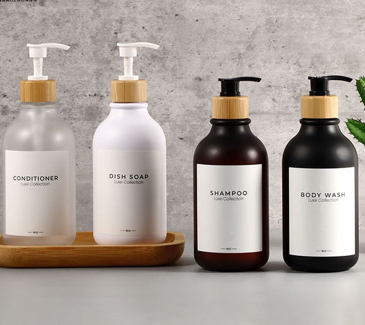 Frosted Lotion Bottle