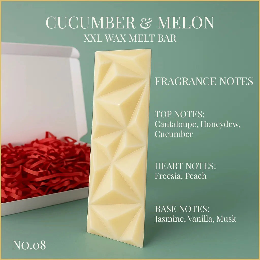Cucumber & Melon - XXL Wax Melt Bar