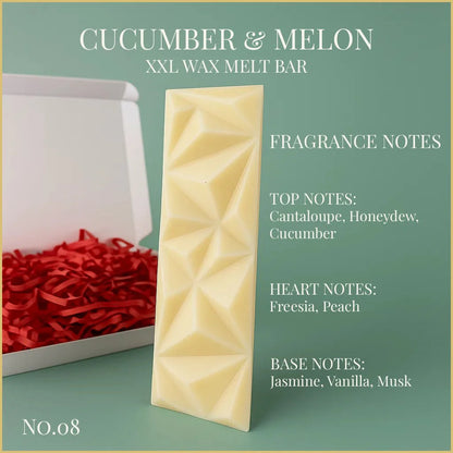 Cucumber & Melon - XXL Wax Melt Bar
