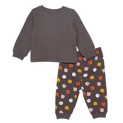 HelloBaby Long Sleeve Pyjamas - Khaki