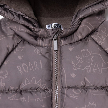 HelloBaby Coat - Brown Printed