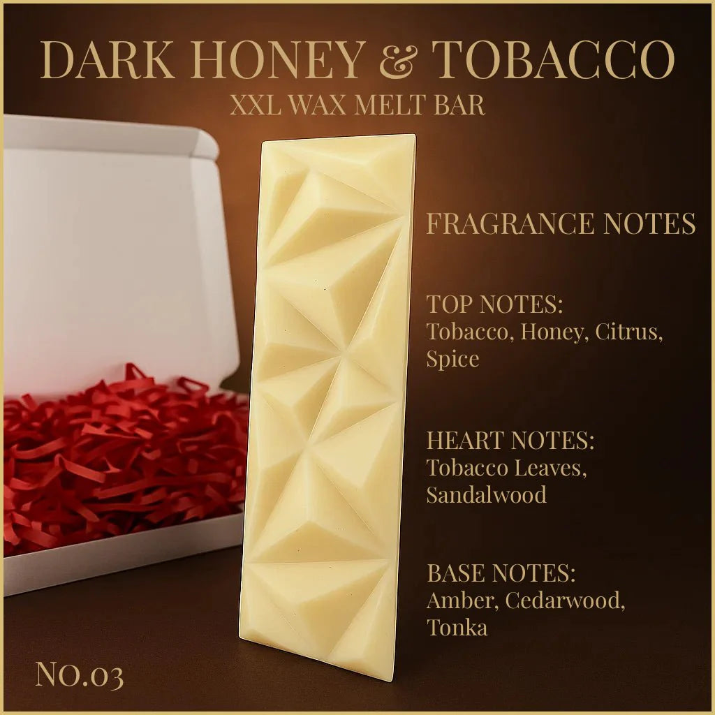Dark Honey & Tobacco - XXL Wax Melt Bar