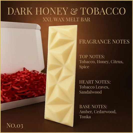 Dark Honey & Tobacco - XXL Wax Melt Bar