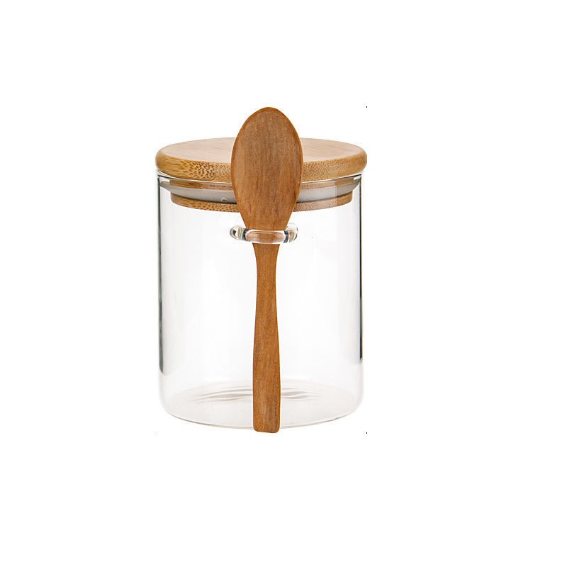 Round Storage Jar with Spoon