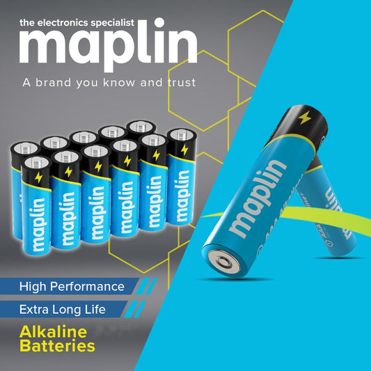 Maplin AA LR6 1.5V Alkaline Batteries